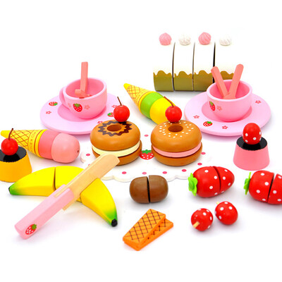 

MING TA (MING TA) Happy Family Building Wooden Baby Baby Baby Child Happy Birthday Toys Simulation Role Playing Male Girl