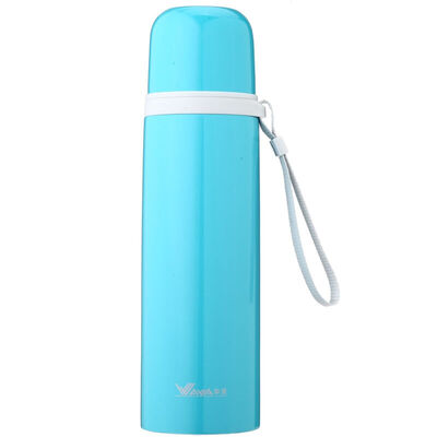 

[Супермаркет] Джингдонг Хуа Я. (Waya) пуля кружка из нержавеющей стали чашки мужчина студент г-жа портативный чайника творческий чашка детского спорта бутылка 480ml розовый HR-480D-5