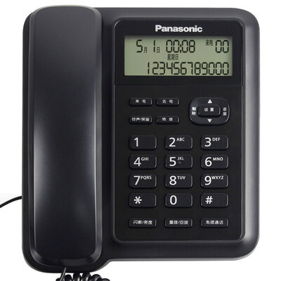 

Panasonic (Panasonic) KX-TS318CN бесплатная батарея телефон звонящий домашний офис машина (черный)