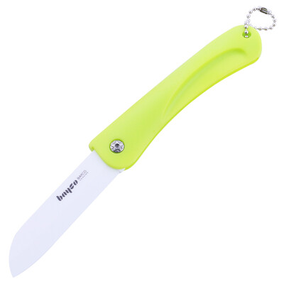 

BAYCO BAYCO fruit knife 3-inch folding peeler portable ceramic knife green BD8002