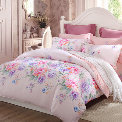 

Miaojiao Home Textiles MENDALE Bedding Set Cotton Printed Four-piece Sheets Enclosure Yonasia 18m Bed 248 248cm