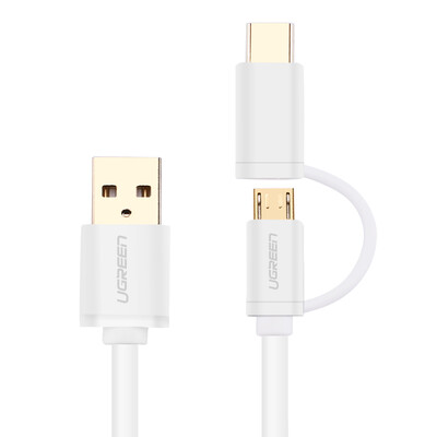 

UGREEN Micro USB + Type-C charging and data transfer cable