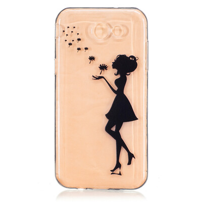 

Одуванчик девушка платье девушки шаблон Мягкие Тонкие TPU резиновые силиконовые гель случае покрытия для SAMSUNG Galaxy J3 Prime