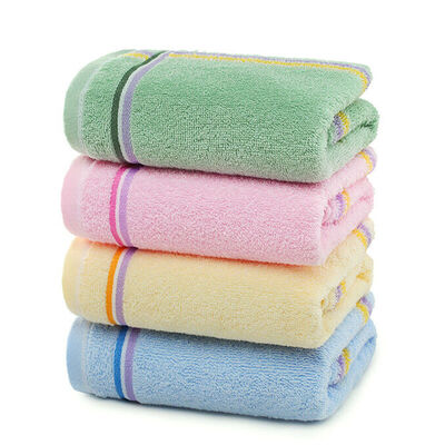 

Vogue Jieyu cotton towel high terry thickening beautiful life wash towel scarf 4 pieces installed 33 72cm m green powder blue