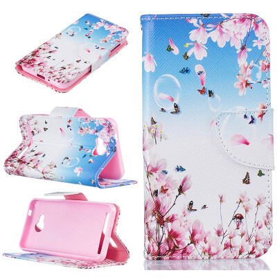 

Orchid butterfly Design PU Leather Flip Cover Wallet Card Holder Case for HUAWEI Y3 II