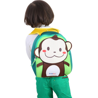 

hugmii kid kitten men&women cute cartoon kindergarten children bag blue car bag