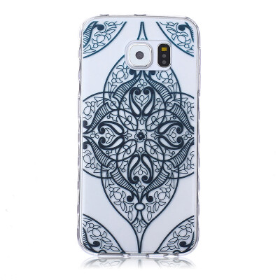 

Black love Pattern Soft Thin TPU Rubber Silicone Gel Case Cover for SAMSUNG GALAXY S6 Edge