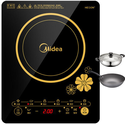 

Соединенные Штаты Америка (Midea есть) RT2140 плита черного хрусталь панель сенсорной панели все восемь скорости Огня (подарок кастрюля горшок +)