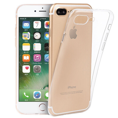 

Meiyi Apple iPhone7 Plus / 8plus мобильный телефон чехол защитный силиконовый прозрачный прозрачный корпус 5.5 дюймов прозрачный белый