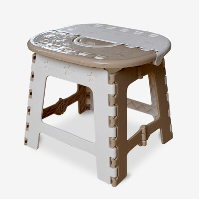 

Jingdong Supermarket Carrefour pieces cartoon folding stool - yellow folding stool plastic bench stool picnic stool fishing stool stool LY32-y