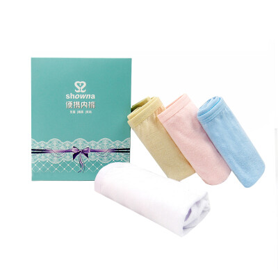 

Showbas showa 4 suits ladies underwear disposable panties sterile travel business travel disposable women&39s underwear