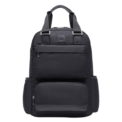 

French ambassador (Delsey) fashionable computer bag waterproof shoulder with two bags of men and women bag black 70370760000