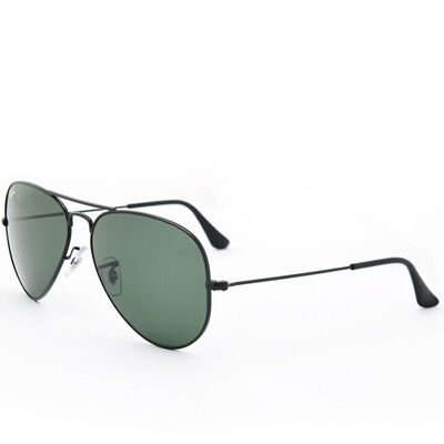 

Ray-Ban Ray-Ban Авиатор солнцезащитные очки для мужской и женской серии Черная рамка Зеленые очки линзы очки RB3025 L2823 58мм