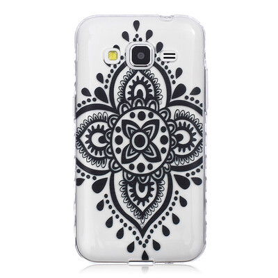 

Black Chinese knot Pattern Soft Thin TPU Rubber Silicone Gel Case Cover for SAMSUNG GALAXY CORE Prime G360
