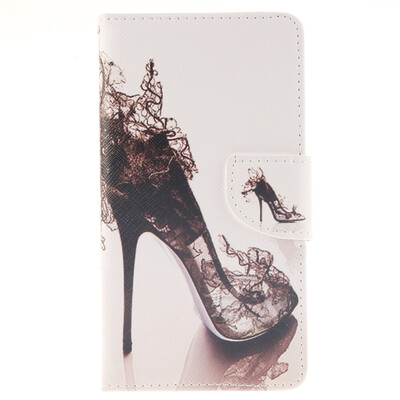 

High heels Design PU Leather Flip Cover Wallet Card Holder Case for LG G4