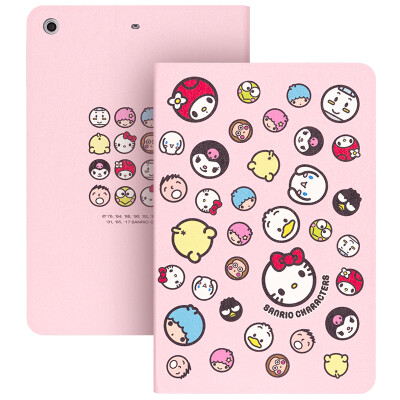 

Hello Kitty IPad mini1 / 2/3 защитная крышка / защитная оболочка мультфильма Intelligent Sleep кобура ЦИКЛ круг розовый