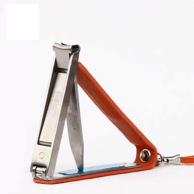 

Jingdong supermarket] Kobo (KOBOS) KB-6000 flat nail clippers ultra-thin folding nails cut nail clippers with leather red