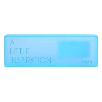 

Morning light  & G ASB92303 color frosted pencil case storage stationery transparent blue