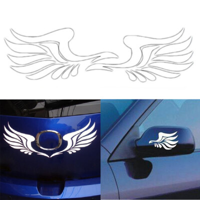 

1 Pair Personality Fire Wings Side Mirror Car Stickers Decorative Stickers