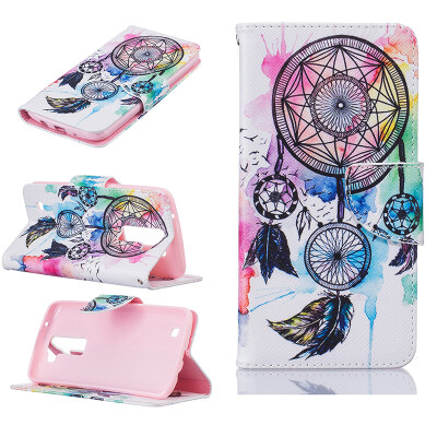 

Dreamcatcher Design PU Leather Flip Cover Wallet Card Holder Case for LG K7K8