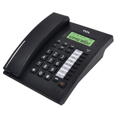 

TCL HCD868 (79) TSD Fixed Corded Telephone Basephone Caller ID Battery Free Handsfree Cantilever Wall-mounted House Classic Classic Rope-type Landline (White