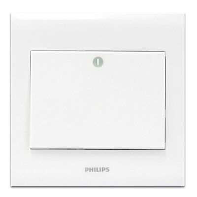 

Philips (PHILIPS) switch socket panel four open dual control switch four open dual power supply wall switch panel 86 type P3 ivory white