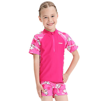 

Tuosu (TOSWIM) children swimsuit boys and girls children's swimwear hot springs split bathing suits TS61160131100 light pink