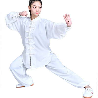 

Волна Zooboo высокого класса drape Tai Chi службы в пожилой практике униформы костюмы тай-чи боевых искусств мужчин и женщин весной и летом моделей S белый