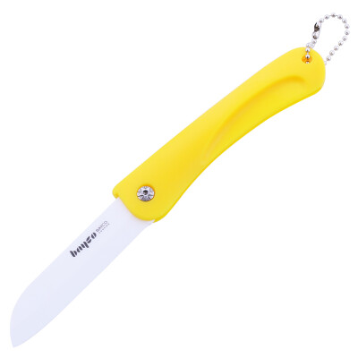 

BAYCO BAYCO fruit knife 3-inch folding peeler portable ceramic knife yellow BD8001