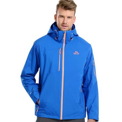 

Pellie&PELLIOT outdoor jackets men&women couples three in one or two sets of Jackets mountaineering clothes 1823 male blue color