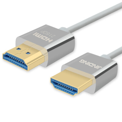 

JINDING JD-H50 Deluxe HDMI 2.0 Cable with Gold Plated Connector and Slender Design - Supports 4K * 2K, 3D & TVs