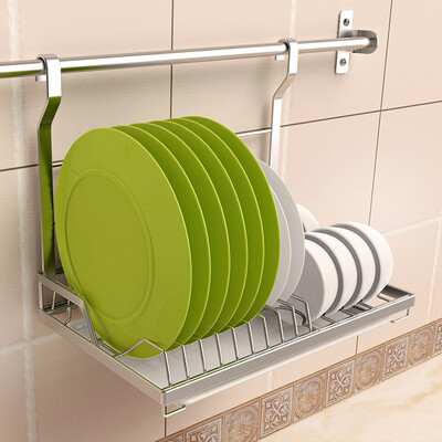 

Twilight House Kitchen Shelf Wall Hanging Folding Bowl Leakage Shelf Storage Shelf Wall Mount 30CM Rod ZM3388J