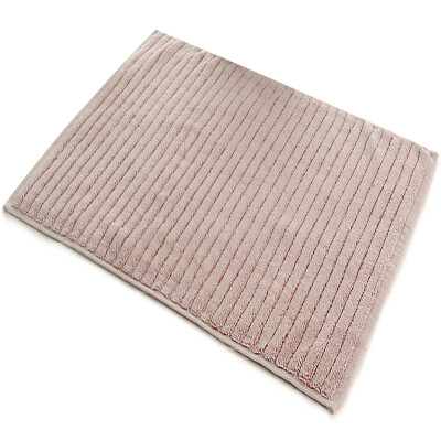 

Sanli cotton thick terry absorbent towel bathroom non-slip mat 50 × 72cm light brown