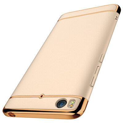 

Cool Le Feng millet 5S mobile phone case frosted shell shatter-resistant shell Suitable for millet 5s elegant series - gold
