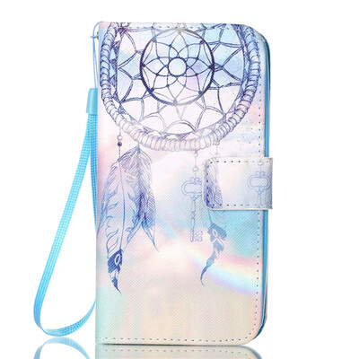 

Dreamcatcher Дизайн Кожа PU откидная крышка карточки бумажника держатель случая для LG K7