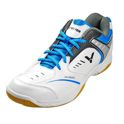 

WACKER Victor Victory badminton shoes SH-A501-F Men&39s&women&39s non-slip breathable shoes 36 yards White Blue