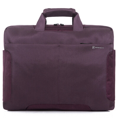 

English BRINCH computer bag 156 inch portable multi-layer high-capacity male ladies shoulder portable notebook computer bag BW-152 purple