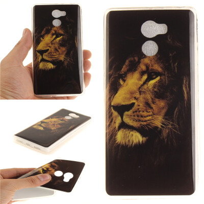 

Lions Pattern Soft Thin TPU Rubber Silicone Gel Case Cover for XIAOMi RedMi 4