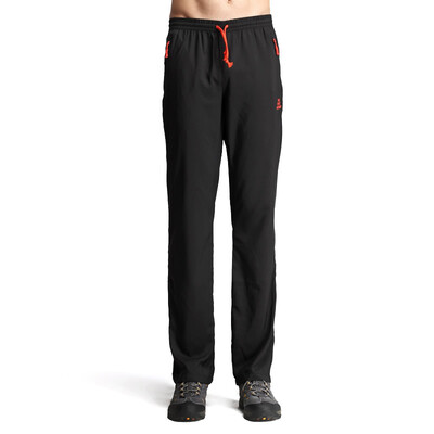 

TFO quick-drying pants ice-like slip silk light breathable soft outdoor fast-drying exercise storage casual pants 721523 male carbon black L