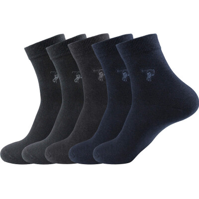 

Jingdong Supermarket St Paul&39s socks men combed cotton socks in the tube business socks 5 double ZPS-1271 casual cotton socks mixed color