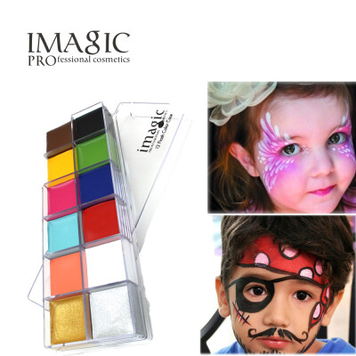 

Halloween Makeup kits Face Paint Body 12/set Color Painting Maquiagem Beauty Sets Makeup Child Halloween Gift Christmas Present