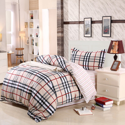 

HONGRUI cotton bed set (duvet cover/fitted sheet/pillow case) 1.2/1.35m bed