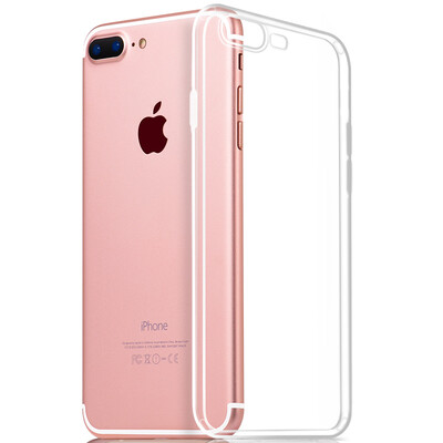 

Phantom (i-mu) Apple iPhone8Plus / iPhone7Plus Корпус для телефона Slim TPU Корпус для мобильного телефона Силиконовый прозрачный молнии Мягкая оболочка 5.5 дюймов Прозрачная