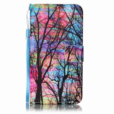 

Tree Design PU Leather Flip Cover Wallet Card Holder Case for SAMSUNG J510