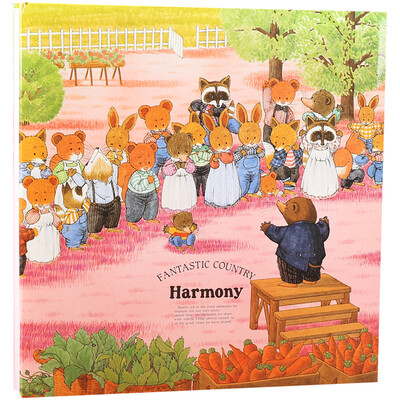 

NCL Nakabayashi happy village red Japanese import cartoon album DIY film affixed album album LF-315-2