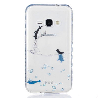 

Small dolphins Pattern Soft Thin TPU Rubber Silicone Gel Case Cover for SAMSUNG Galaxy J1 2016J120F