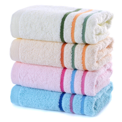 

LOFTEX towel home textile cotton yarn-dyed Ruo Ran comfortable Baolan Tiya towel 4 family fitted red / blue 30 * 72cm 78 g