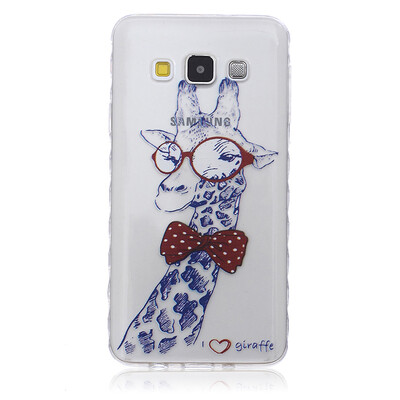 

Giraffe Pattern Soft Thin TPU Rubber Silicone Gel Case Cover for SAMSUNG GALAXY A3
