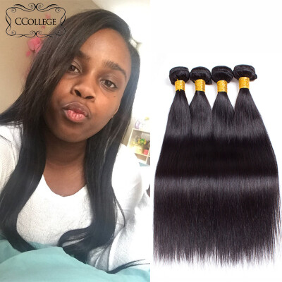 

Unprocessed 8A Brazilian Virgin Hair 4 Bundles Straight Human Hair Top Selling Virgin Brazilian Straight Hair Natural Colour