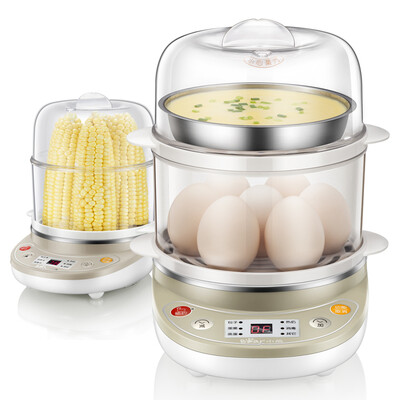 

Bear egg cooker Automatic power off microcomputer appointment timed double layer can cook 14 eggs ZDQ-C14A1